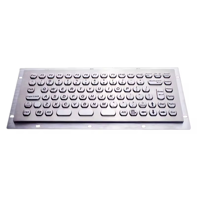 DAVO LIN Stainless Steel Metal Industrial Integrated Keyboard Use for Drone Self-service Machine