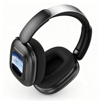 Audífonos Inalámbricos Over-Ear ANC Hybrid BT 6.0 con Cancelación Activa de Ruido, Batería Reemplazable, Resistentes al Agua IPX5, Dinámicos para Deportes y Viajes