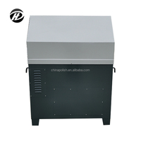 Machine de polissage centrifuge industrielle Hengda à 4 barils avec pompe moteur, facile à utiliser pour l'ébavurage et le chanfreinage des surfaces