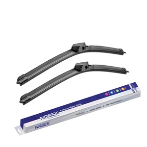 Ensemble de balais d'essuie-glace spéciaux 19+26 pouces pour voitures BMW 535i 740Li Série 7, en caoutchouc naturel - Product Image 1