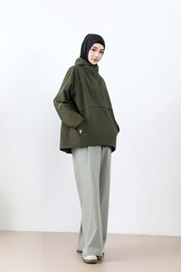 Vêtements de sport modestes pour femmes musulmanes, coupe-vent à capuche, logo personnalisé OEM, vente <span class=keywords><strong>en</strong></span> gros - Product Image 4