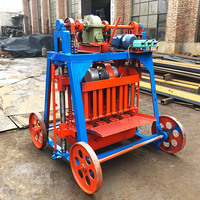 Machine à briques en béton diesel mobile standard intelligente Machine de fabrication de blocs à emboîtement Machine de moulage de briques à faible investissement 4-40C