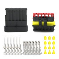 Connecteur AMP multi-contacts 1P-6P, coque en nylon étanche, borne en cuivre haute conductivité, application de câblage pour équipement industriel