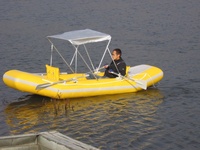Kayak gonflable 2 places NOAHYACHT RP2-370 - Matériel PVC pliable pour le surf et le ski nautique