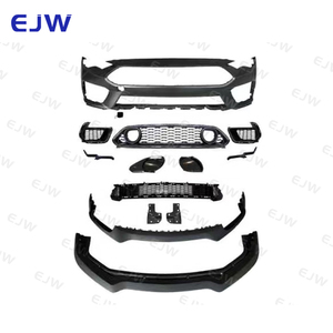 Pare-chocs avant <span class=keywords><strong>Mach</strong></span>-<span class=keywords><strong>1</strong></span> en plastique pour <span class=keywords><strong>Ford</strong></span> <span class=keywords><strong>Mustang</strong></span> 2018-2022, mise à niveau directe d'usine, avec un look musclé complet, état neuf - Product Image 6