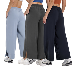 Pantalones Deportivos de Alta Calidad para Mujer, con Cintura Elástica, Cordón Ajustable, Bolsillos Grandes, Pierna Ancha, Cintura Media - DSS074 - Product Image 1
