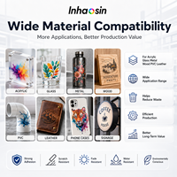 UV untuk Kaca, Logam, PVC, Keramik, Pencetakan Digital Fleksibel & Kaku dengan Saturasi Warna yang Kaya dan Efek Pernis Timbul