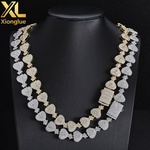 Iced Out Jewelry Shiny Diamond Link for Women White Gold Plated Brass Micro Pave Zircon Money Bag <b>Chain</b> Necklace for Gift - Product Image 6