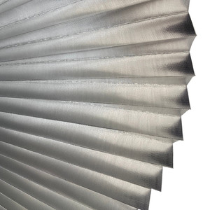 Durevole con tessuto pieghettato in film di alluminio poliestere resistente ai raggi UV per tessuti per tende di lusso per la casa - Product Image 2