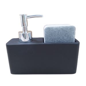 Nuovo Logo personalizzato Home 2 In 1 portaspugna scaffale In resina pressa a mano Dispenser di <span class=keywords><strong>detersivo</strong></span> <span class=keywords><strong>per</strong></span> <span class=keywords><strong>piatti</strong></span> da cucina - Product Image 1