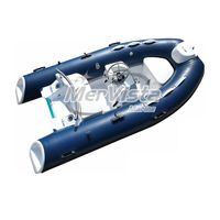 Bateaux pneumatiques à rames RIB300 en PVC/Hypalon à coque rigide de 10 pieds pour 4 personnes