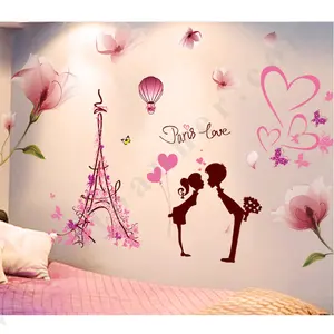 High Quality Cute Adorable Sweet Home Office Printing Cheap Custom Design Shape Style Decor Mirror Reserve Wall Stickers