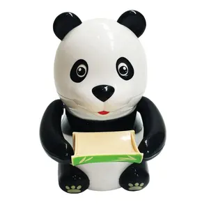 Пластиковая говорящая счастливая панда электронная цифровая копилка монета копилка с музыкой
