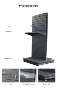 LED Metallic <b>Heavy</b> <b>Duty</b> Freestanding Display Stand Customized Supermarket Display Optical Display Stand 12 Pair Holder 10pcs JCL - Product Image 6