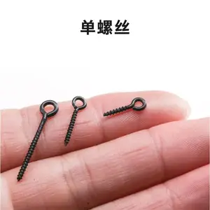 Fishing Boilie Screw Peg With Solid Ring Terminal Tackle Bait Holder