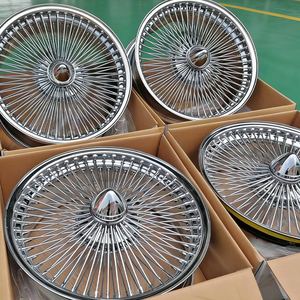 Jante à rayons Dayton Style Wire Wheel 72 100 120 144 150, chromée, Lowrider Regal Cutlass, 13 14 15 16 17 18 19 20 22 24 26 pouces - Product Image 1