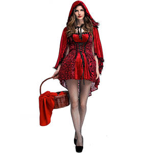 Costumes de la petite renardière gothique d'Halloween, robes de cosplay de reine pour les marchés européens et américains, vêtements de scène - Product Image 3