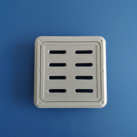 Grille de drainage carrée Wave FRP 10 x 10 5-T avec design à fentes, qualité ingénierie, pour usage routier