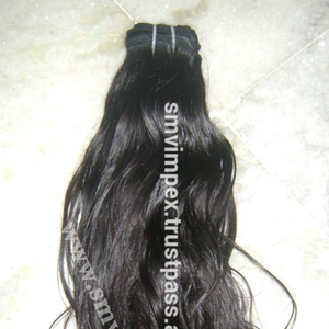 Pelo natural tejido 2025 pelo indio barato a la moda al por mayor. Extensión de cabello ondulado de cuerpo virgen crudo. - Product Image 1