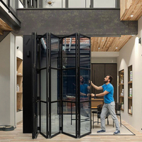 Fenêtre à battant en aluminium anti-ouragan avec isolation phonique et thermique, design étanche testé pour usage extérieur de villa et cuisine