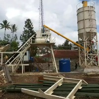 Centrale à béton mobile, bétonnière portable, centrale à béton personnalisable de haute qualité pour les projets de construction