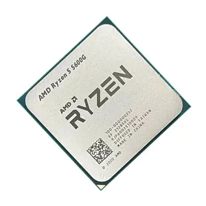 โปรเซสเซอร์เดสก์ท็อป R5 5600G R5 AMD CPU 6 Core 12หัวข้อ AM4สนับสนุนเมนบอร์ด B450 \ B550 \ X570