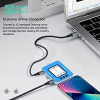 Détecteur de charge JCID CD01 à utiliser avec le testeur de diagnostic intelligent JC pour les ports Type-C et Lightning pour iPhone