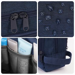 Neceser de Viaje Impermeable para Hombre, Bolsa de Aseo Pequeña, Organizador de Cosméticos, con Logotipo Personalizado - Product Image 6