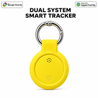 Traceur MFi BLE Apple Find My & Google Find Hub en gros, localisateur intelligent double système avec batterie CR2032 remplaçable