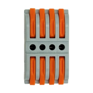 Blok Terminal kawat listrik 8 lubang, konektor cepat tekan dua arah untuk konektor tuas pencahayaan - Product Image 5