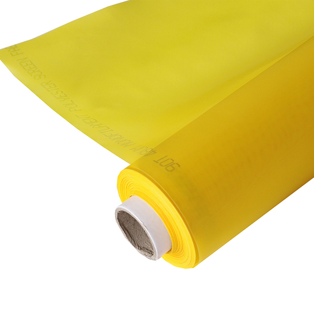 Factory Direct Sale 110-165T 100% Polyester Yellow Silkscreen Printing Mesh for Good Price 110T 120T 140T 150T 165T