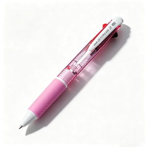 Stylo bille rétractable Uni Jetstream 2 couleurs SXE2-300-07 0,7 mm encre noire et rouge pour bureau, école, affaires - Product Image 3