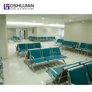 Foshan factory direct sale hospital seating 3 seater hospital waiting chair