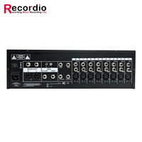 Console audio analogique professionnelle GAX-K12 à 12 canaux, montée en rack, intégrée avec des effets