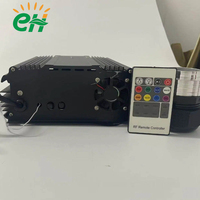 Lumière à fibre optique LED RGB 45W, roue scintillante, télécommande RF, intensité réglable, pour cinéma maison, bar, KTV, restaurant, centre commercial, ciel étoilé