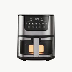 Friteuse à air numérique en acier inoxydable de 4,5L, 6L, 7L, 8L, 10L, 12L – Meilleure friteuse électrique sans huile selon Consumer Reports - Product Image 1
