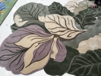 Tapis de salon en laine tufté à la main, design de luxe personnalisé pour hôtel