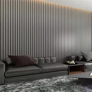 Esterno decorativo impermeabile pannello di parete in alluminio grande parete profili in alluminio rivestimento in metallo onda Deco configurazione della parete