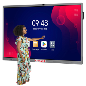 จอแสดงผล LCD ขนาดใหญ่ 65 นิ้ว กระดานเรียนรู้สำหรับเด็ก กระดานไวท์บอร์ดแบบอินเทอร์แอคทีฟมือสองสำหรับ<span class=keywords><strong>ขาย</strong></span> - Product Image 1