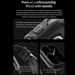 Reloj Inteligente 2 <span class=keywords><strong>en</strong></span> 1 con Auriculares TWS Integrados, Carga Inalámbrica, Pantalla HD de 2.01 Pulgadas, Múltiples Modos Deportivos, Podómetro, Música - Product Image 5