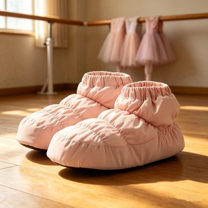 Zapatos de Yoga, Botines de Calentamiento para Ballet, Zapatos de Baile, Botas de Ballet para Mujer o Niñas Grandes - Product Image 1