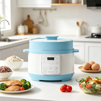 Cuisinière à pression électrique standard avec panneau numérique, plusieurs préréglages, cuve intérieure antiadhésive pour la cuisine à domicile