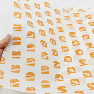 Wholesale Custom Printed Food Safe Grade Baking <b>Paper</b> Brand Logo <b>Wax</b> Coated Greaseproof Deli Meat Wrapping <b>Paper</b> for Sandwiches - Product Image 2