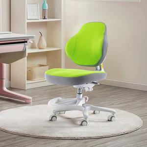 Venta al por mayor barato ergonómico niños Silla de estudio <span class=keywords><strong>MESA</strong></span> hogar muebles para niños altura ajustable niños aprendizaje Silla de escritorio con rueda - Product Image 4
