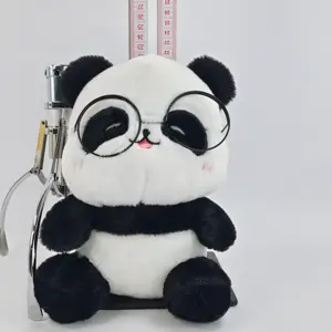 A07054 professionale di alta qualità 23CM Panda con gli occhiali insegnante Panda peluche giocattoli decorazioni per la casa