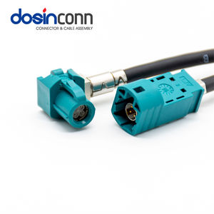 Câble coaxial HSD Z <span class=keywords><strong>Code</strong></span> bleu marine mâle vers prise femelle HSD avec câble coaxial RG174 50 ohms pour faisceau de câblage automobile 6 GHz - Product Image 5