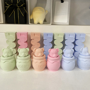 Diffuseur d'huiles essentielles en <span class=keywords><strong>pierre</strong></span> de plâtre écologique personnalisé de luxe pour la décoration de la maison, coffret cadeau pour rafraîchisseur d'air - Product Image 4