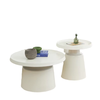 Bois massif Verre Moderne Simple Crème Style Table Basse Table D'appoint Personnalisé Chez L'habitant Maison Manufacturée Entreprise Professionnelle