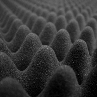 Panneau acoustique en mousse insonorisante de type nid d'abeille, gris, haute durabilité, tendance, facile à poser, personnalisable