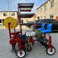Machine à repiquer les légumes à deux rangées, pour patates douces, tomates, oignons ; machine de transplantation